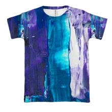 3D футболка Multicolor abstraction 8