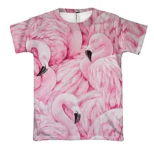 3D футболка Flamingo pattern