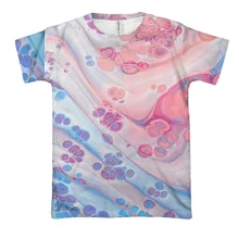 3D футболка Multicolor abstraction 11