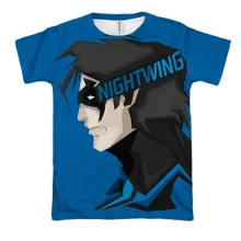 3D футболка NIGHTWING с героем в маске