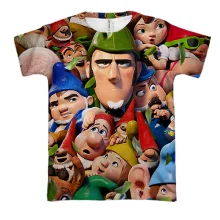 3D футболка Sherlock Gnomes