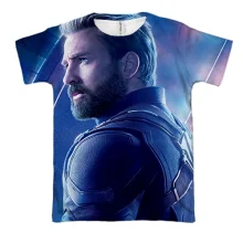 3D футболка Captain America portrait