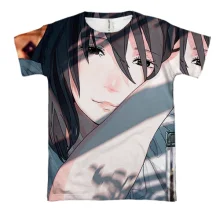 3D футболка Anime girl