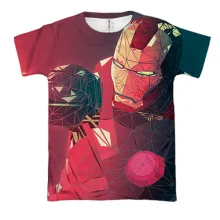 3D футболка Iron man attacks