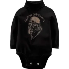 Дитяче боді з довгим рукавом Black Sabbath (череп)