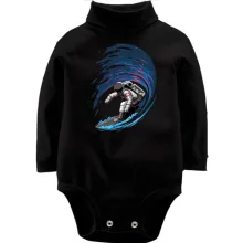 Дитяче боді з довгим рукавом Space Surfer
