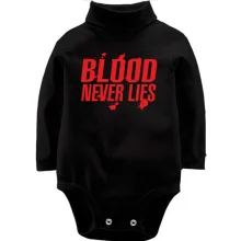 Детское боди с длинным рукавом Blood never lies