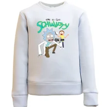 Детский свитшот Time to get Schwifty