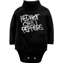 Детское боди с длинным рукавом Red Hot Chili Peppers (silver)