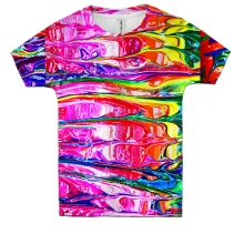 Дитяча 3D футболка Rainbow abstraction