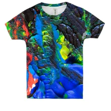 Дитяча 3D футболка Multicolor abstraction 2