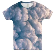 Детская 3D футболка Cloud pattern