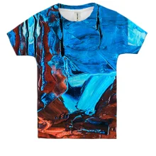Дитяча 3D футболка Multicolor abstraction 5