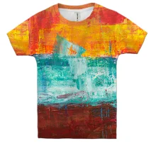 Дитяча 3D футболка Multicolor abstraction 6