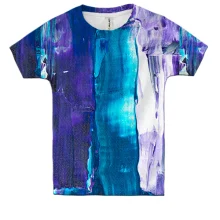 Детская 3D футболка Multicolor abstraction 8