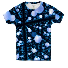 Дитяча 3D футболка White balls pattern