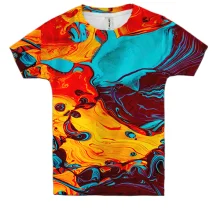 Дитяча 3D футболка Multicolor abstraction 12