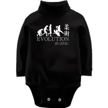 Дитяче боді з довгим рукавом Jiu-Jitsu Evolution