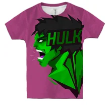 Дитяча 3D футболка Hulk