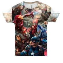 Детская 3D футболка Avengers