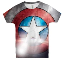 Детская 3D футболка Captain America