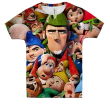 Детская 3D футболка Sherlock Gnomes