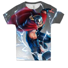 Детская 3D футболка Thor god