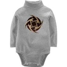 Детское боди с длинным рукавом Ninjas In Pyjamas