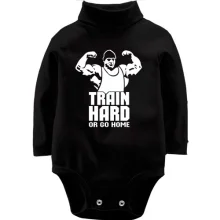 Детское боди с длинным рукавом Train hard or go home