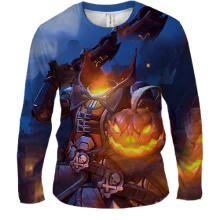 Мужской 3D лонгслив The headless horseman art 2