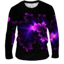 Мужской 3D лонгслив Abstraction neon