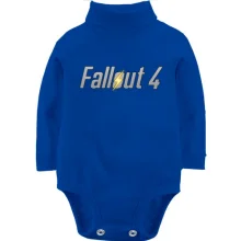 Детское боди с длинным рукавом Fallout 4 Лого