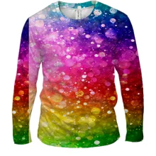 Мужской 3D лонгслив Rainbow pattern.