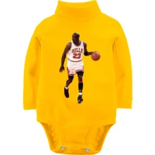 Детское боди с длинным рукавом с Michael Jordan