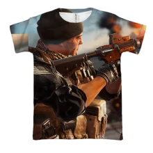 3D футболка Battlefield 4