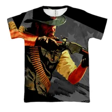 3D футболка Red dead john marston
