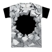 3D футболка Black hole