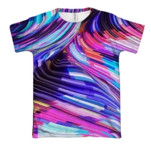 3D футболка Neon abstraction