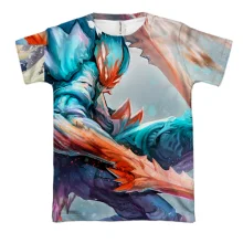 3D футболка Multi-colored creation