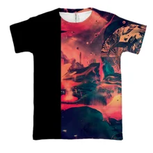 3D футболка Multicolor abstraction 16