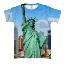 3D футболка The Statue of Liberty