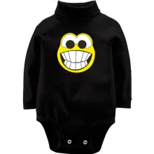 Дитяче боді з довгим рукавом Crazy smile