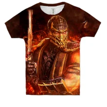 Детская 3D футболка Mortal kombat