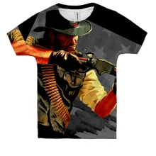 Детская 3D футболка Red dead john marston