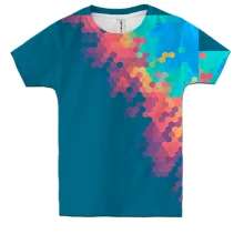 Дитяча 3D футболка Multicolor abstraction 15