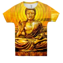 Дитяча 3D футболка Buddha god