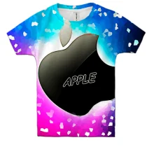 Детская 3D футболка Black Apple