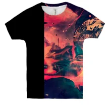 Дитяча 3D футболка Multicolor abstraction 16