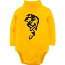 Дитяче боді з довгим рукавом Dragon Trible