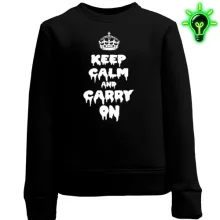 Детский свитшот KEEP CALM (Helloween style)